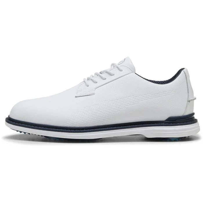 PUMA ROYALE Golf Shoes 2025 - Puma White/Deep Navy/Team Light Blue