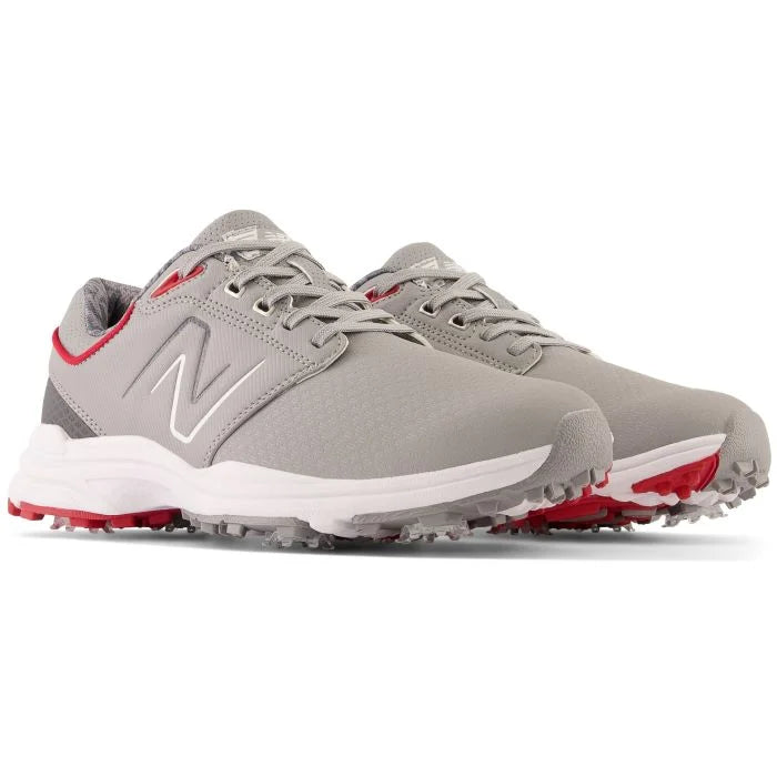 New Ballance Brighton Golf Shoes - Grey/Red