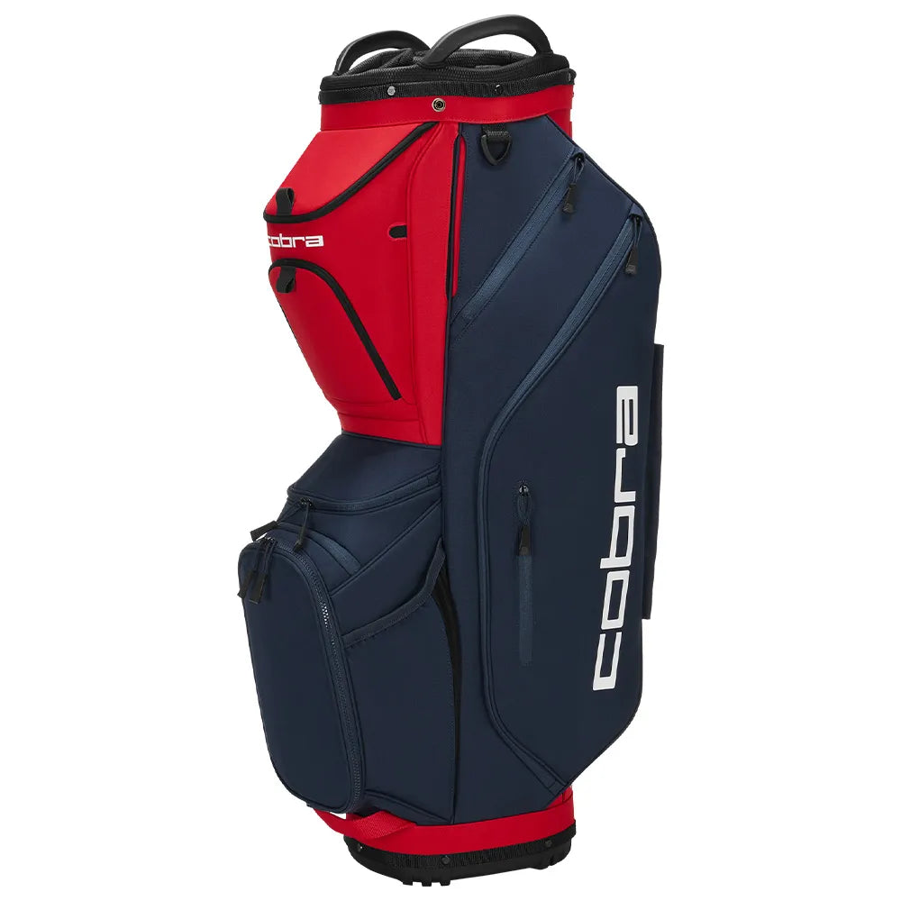 Cobra Ultralight Pro Cart Golf Bag Club Navy/Strong Red