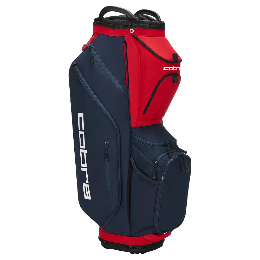 Cobra Ultralight Pro Cart Golf Bag Club Navy/Strong Red