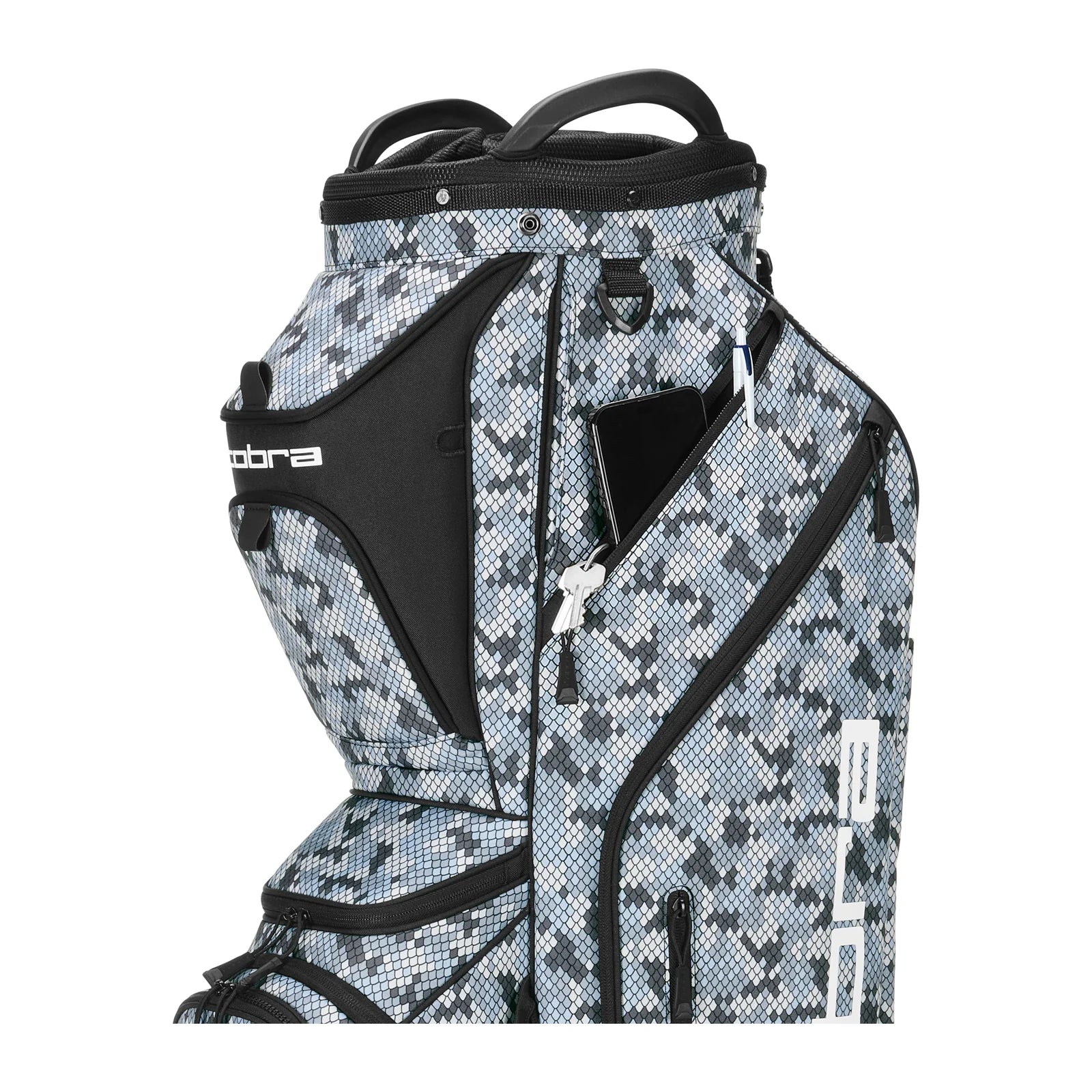 Cobra Ultralight Pro Cart Golf Bag Winter Snake Camo