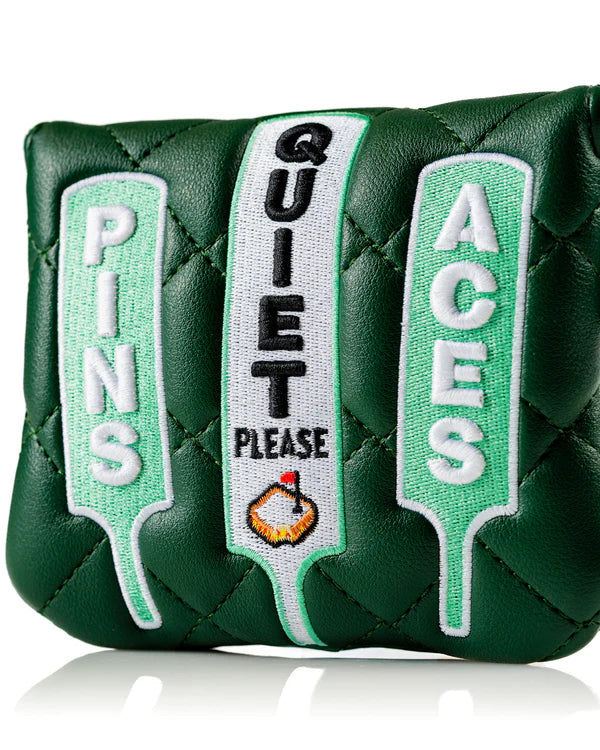Pins & Aces Quiet Please - Center Shaft Mallet Putter Cover