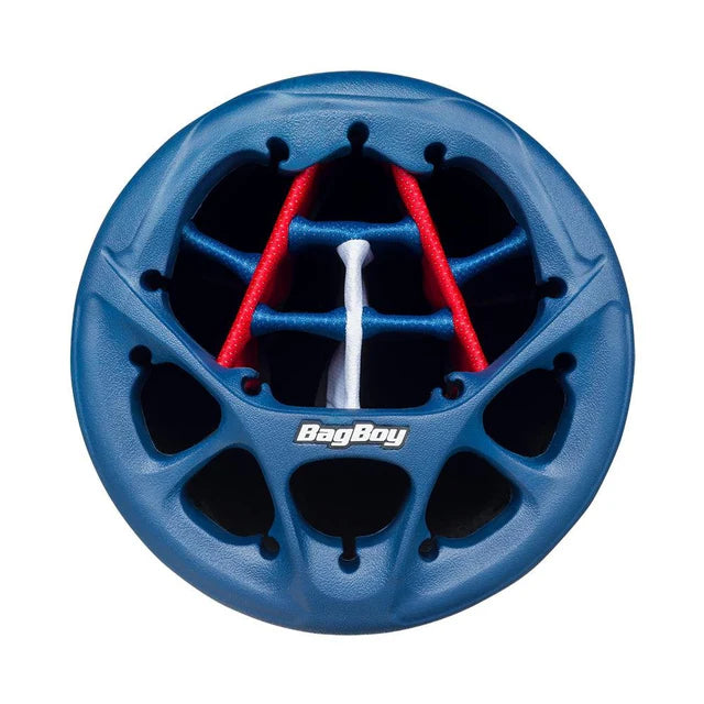 BagBoy Revolver XP Rotating Golf Bag Navy / Charcoal / Red