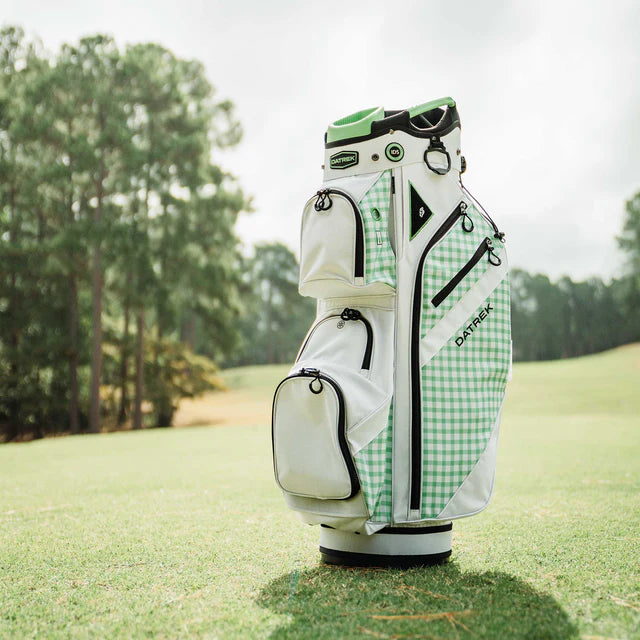 Datrek DG Lite III Cart Golf Bag White/Green/Checkered