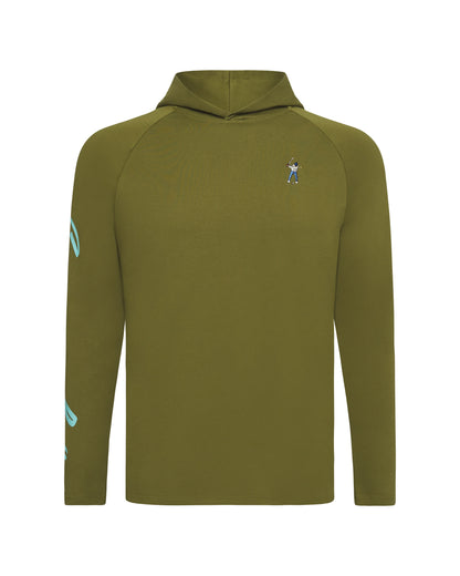 Eastside Golf Light Weight Hoodie Green
