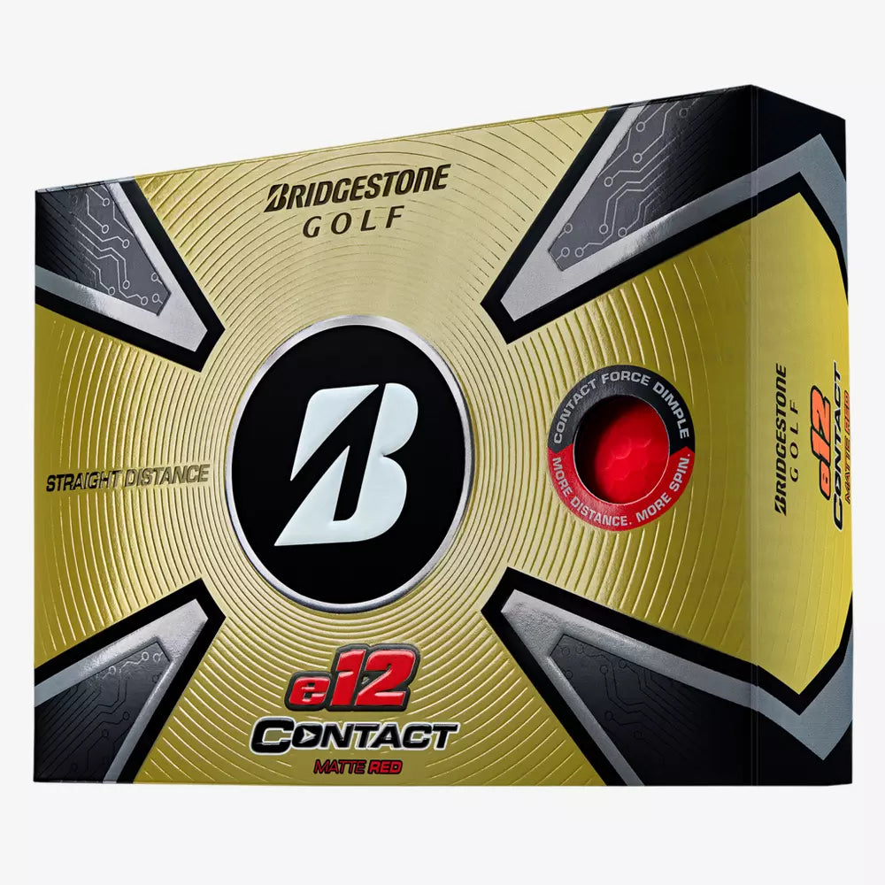 Bridgestone e12 Contact Matte Red Align - NEW