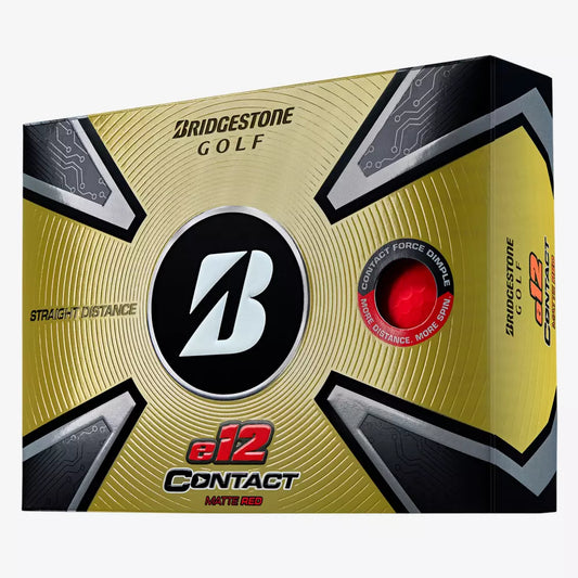 Bridgestone e12 Contact Matte Red Align - NEW