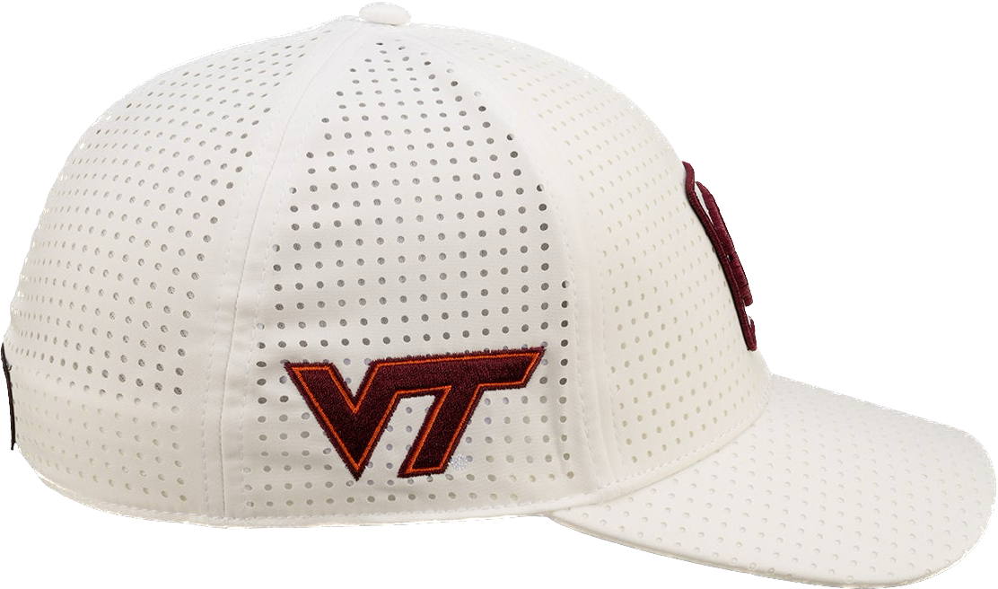 Virginia Tech Laser Fitted Hat - Black Clover