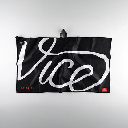 Vice Shine Golf Towel Drip Red\Black