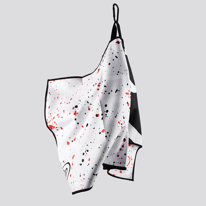 Vice Shine Golf Towel Drip Red\Black