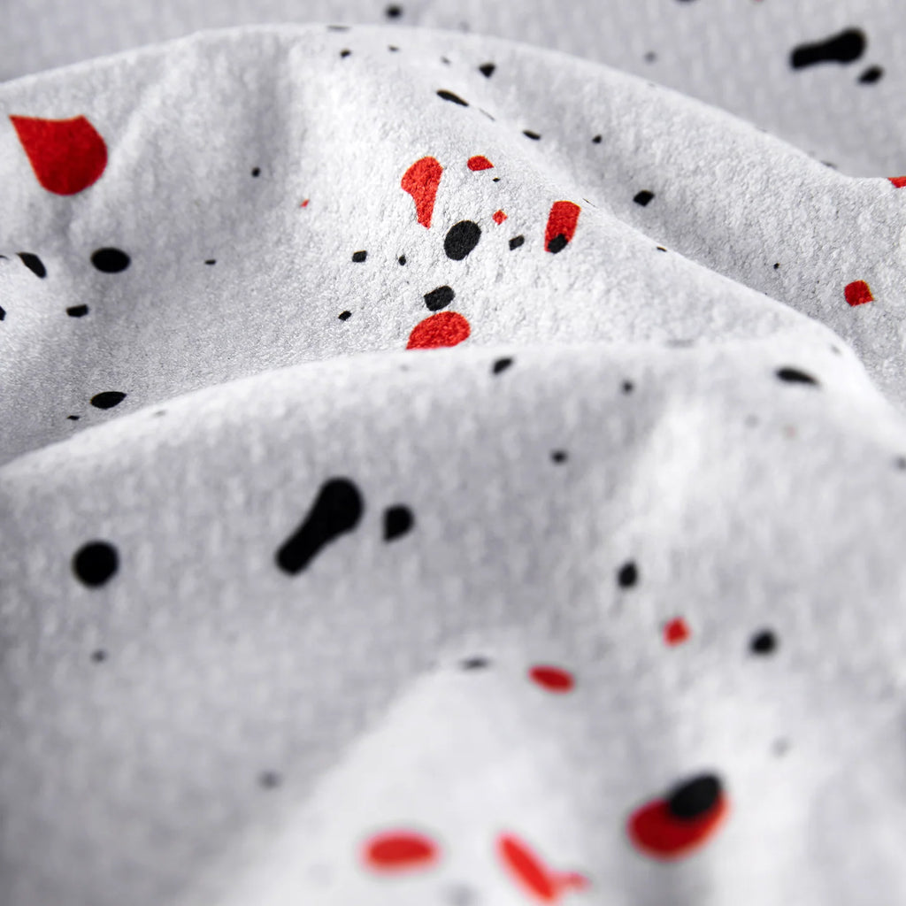 Vice Shine Golf Towel Drip Red\Black