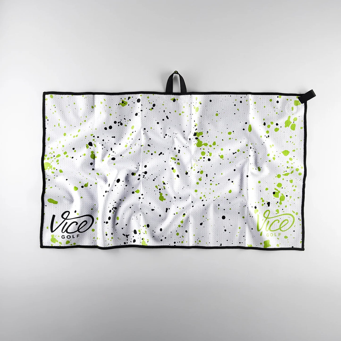 Vice Shine Golf Towel Drip Lime