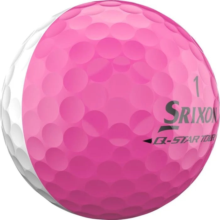 Buy 2 get 1 Free Special — Srixon Q-Star Divide Pink/White Golf Balls