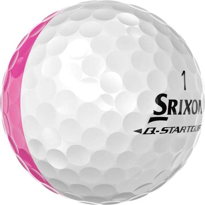 Buy 2 get 1 Free Special — Srixon Q-Star Divide Pink/White Golf Balls