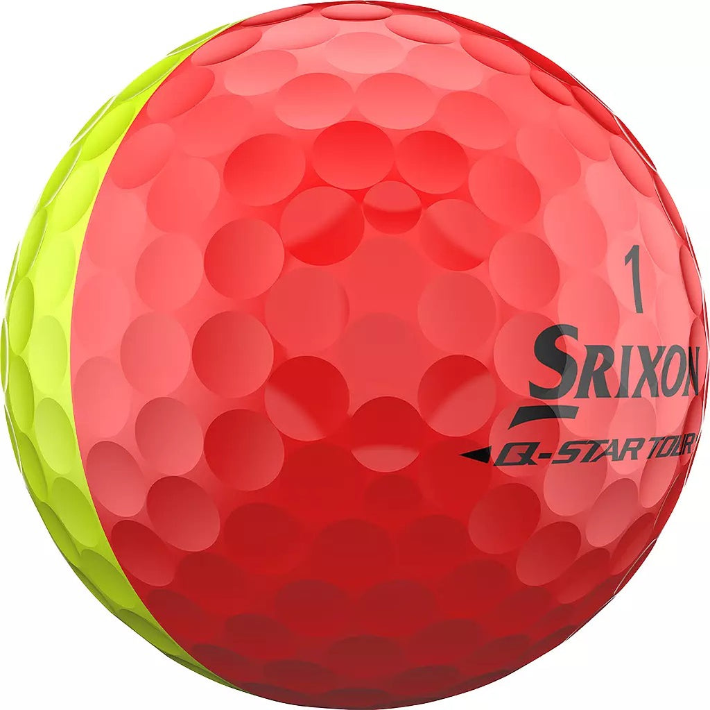 Buy 2 get 1 Free Special — Srixon Q-Star Divide Yellow/Red Golf Balls
