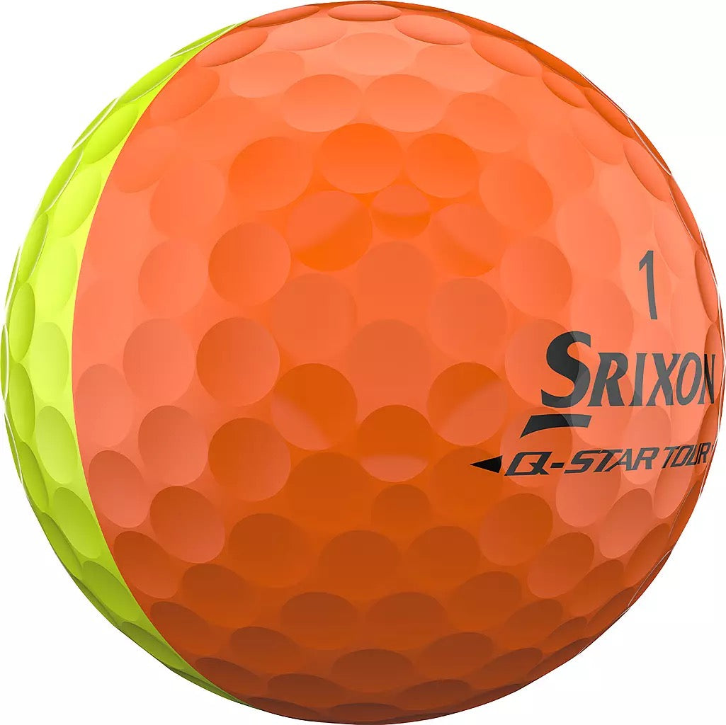 Buy 2 get 1 Free Special — Srixon Q-Star Divide Yellow/Orange Golf Balls