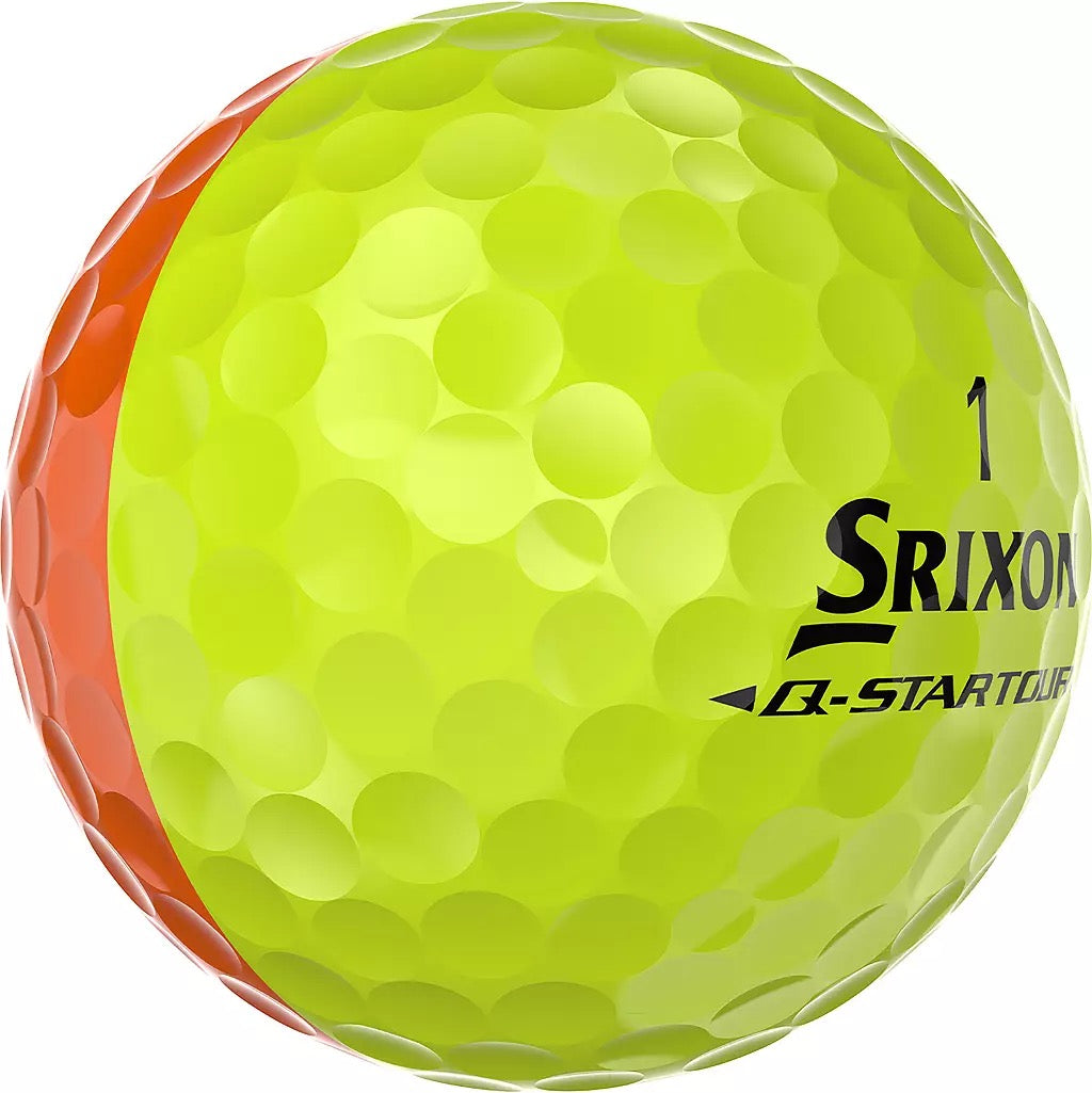 Buy 2 get 1 Free Special — Srixon Q-Star Divide Yellow/Orange Golf Balls