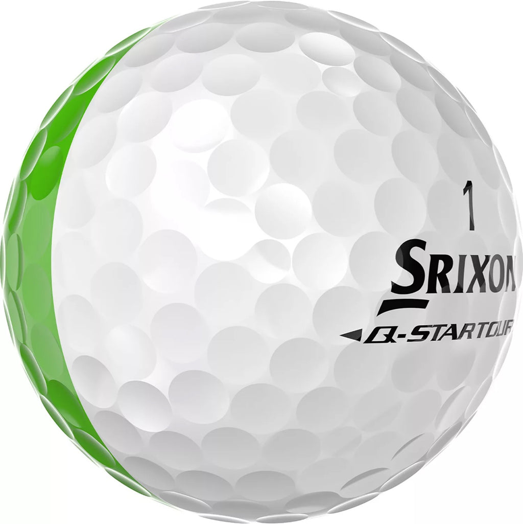 Buy 2 get 1 Free Special — Srixon Q-Star Divide Green/White Golf Balls