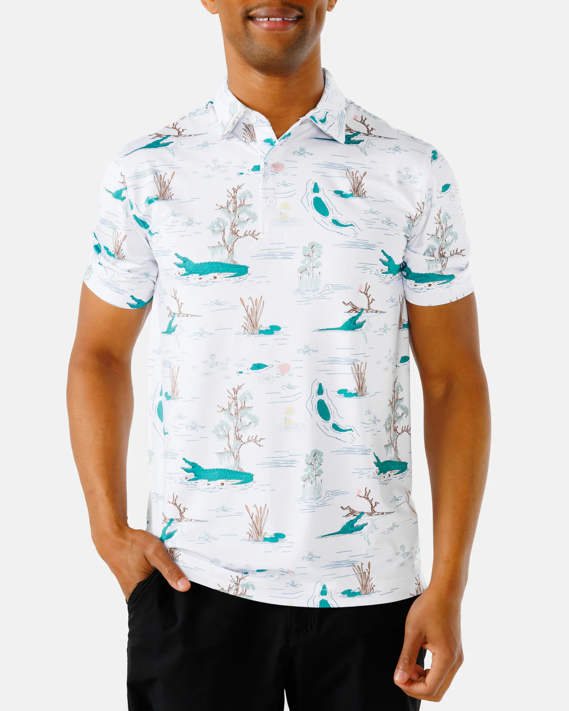 Waggle Water Hazard Men’s Polo
