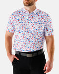 Waggle Americana Men’s Polo