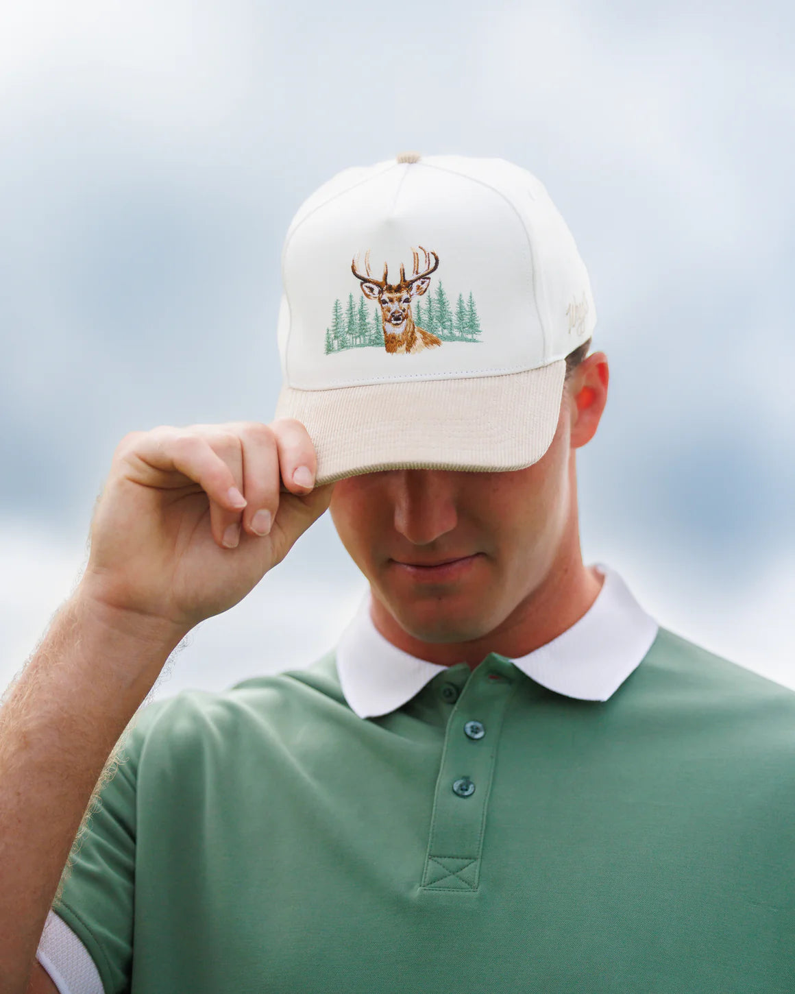 Waggle Whitetail Corduroy Brim Hat