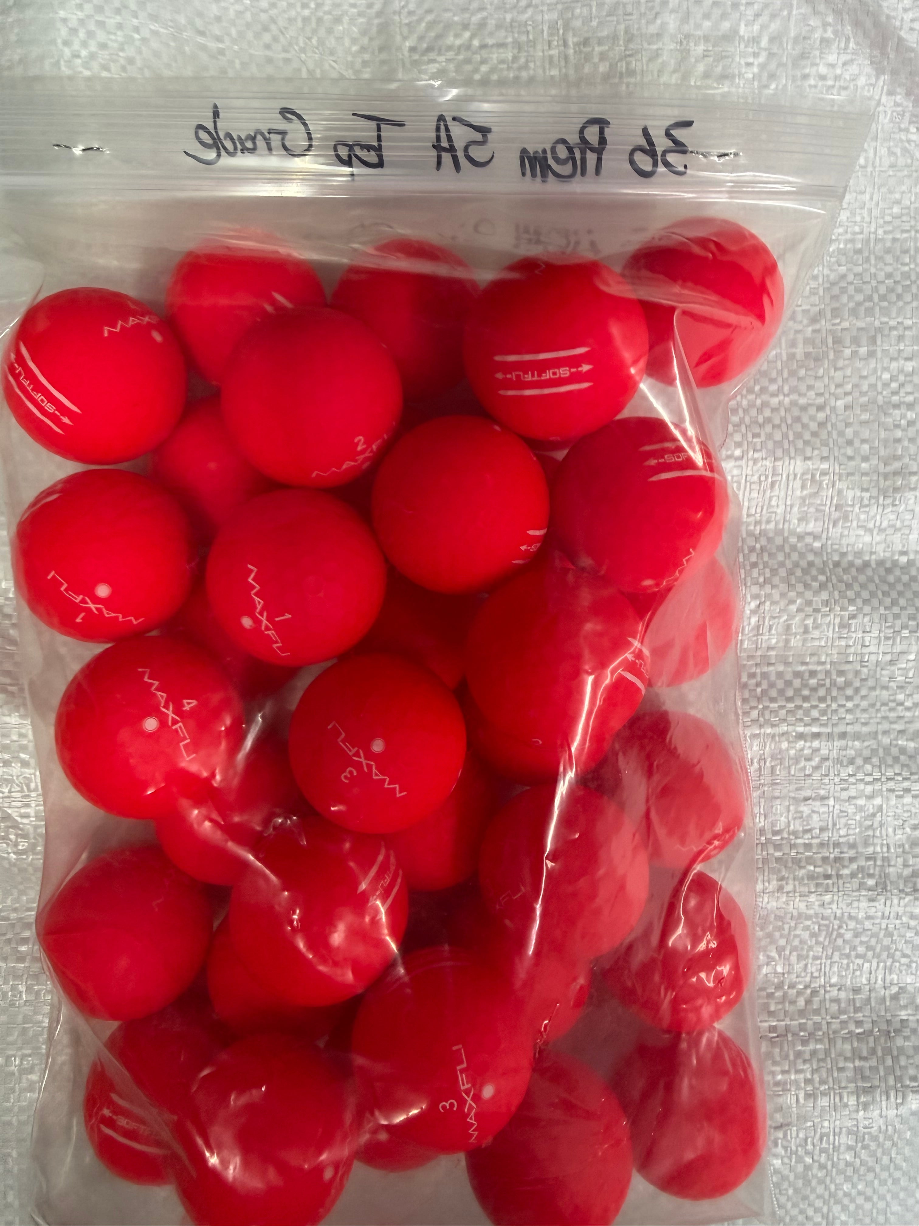 Overstock -- MaxFli SoftFli Red Golf Balls 3Dz Premium 5A