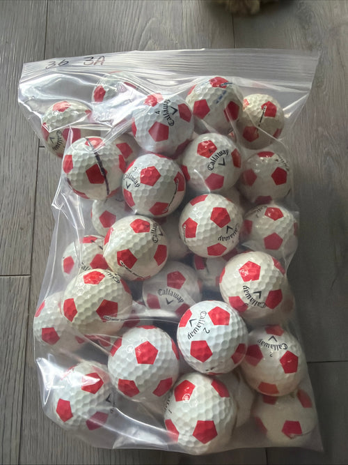 36 Callaway Chrome Soft Truvis Red 2nd Grade AAA Mix