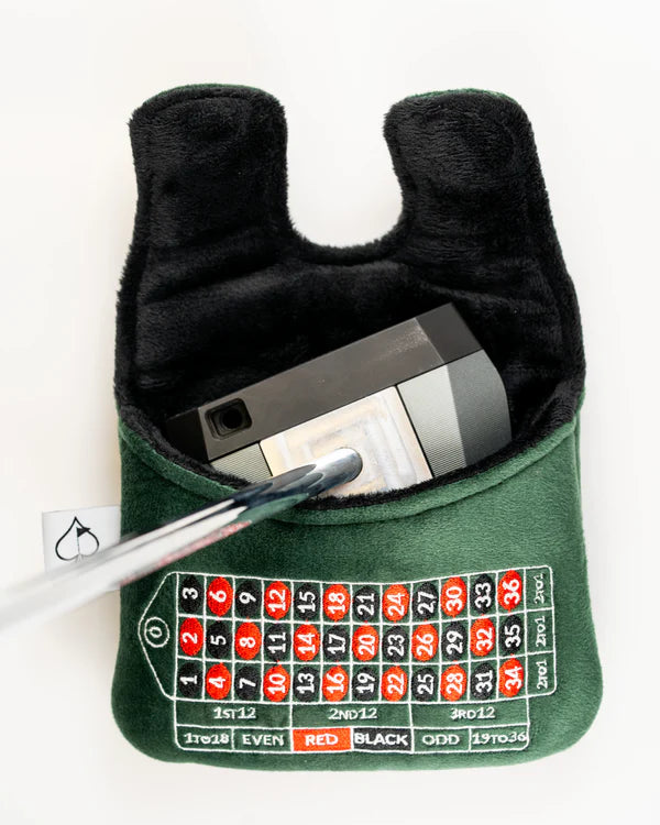 Pins & Aces Roulette - Center Shaft Mallet Putter Cover