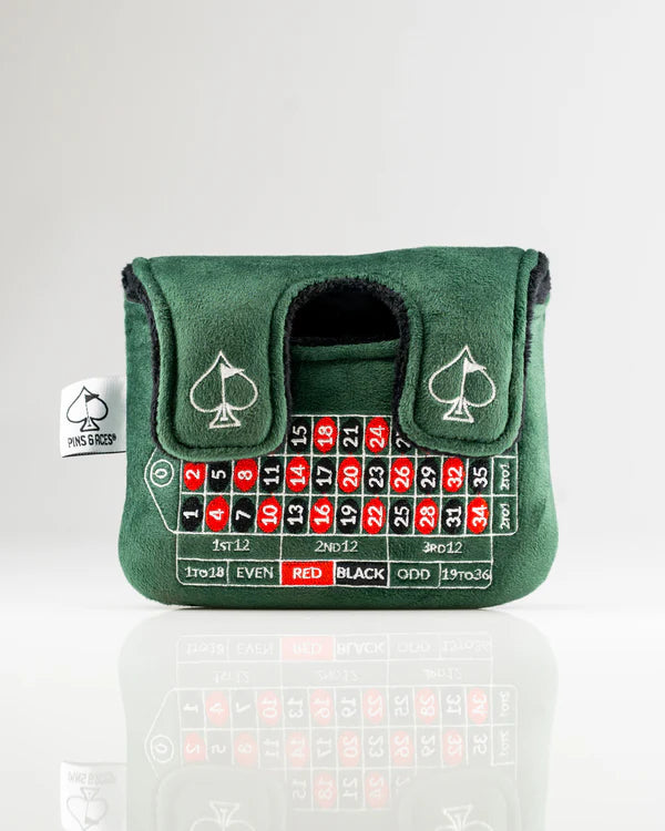 Pins & Aces Roulette - Center Shaft Mallet Putter Cover