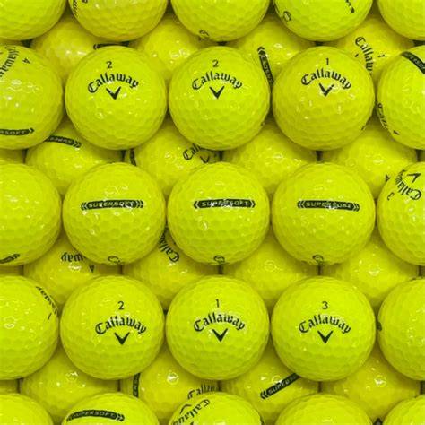 Callaway Supersoft Used Golf Balls 50 Ct – 2nd Grade Yellow