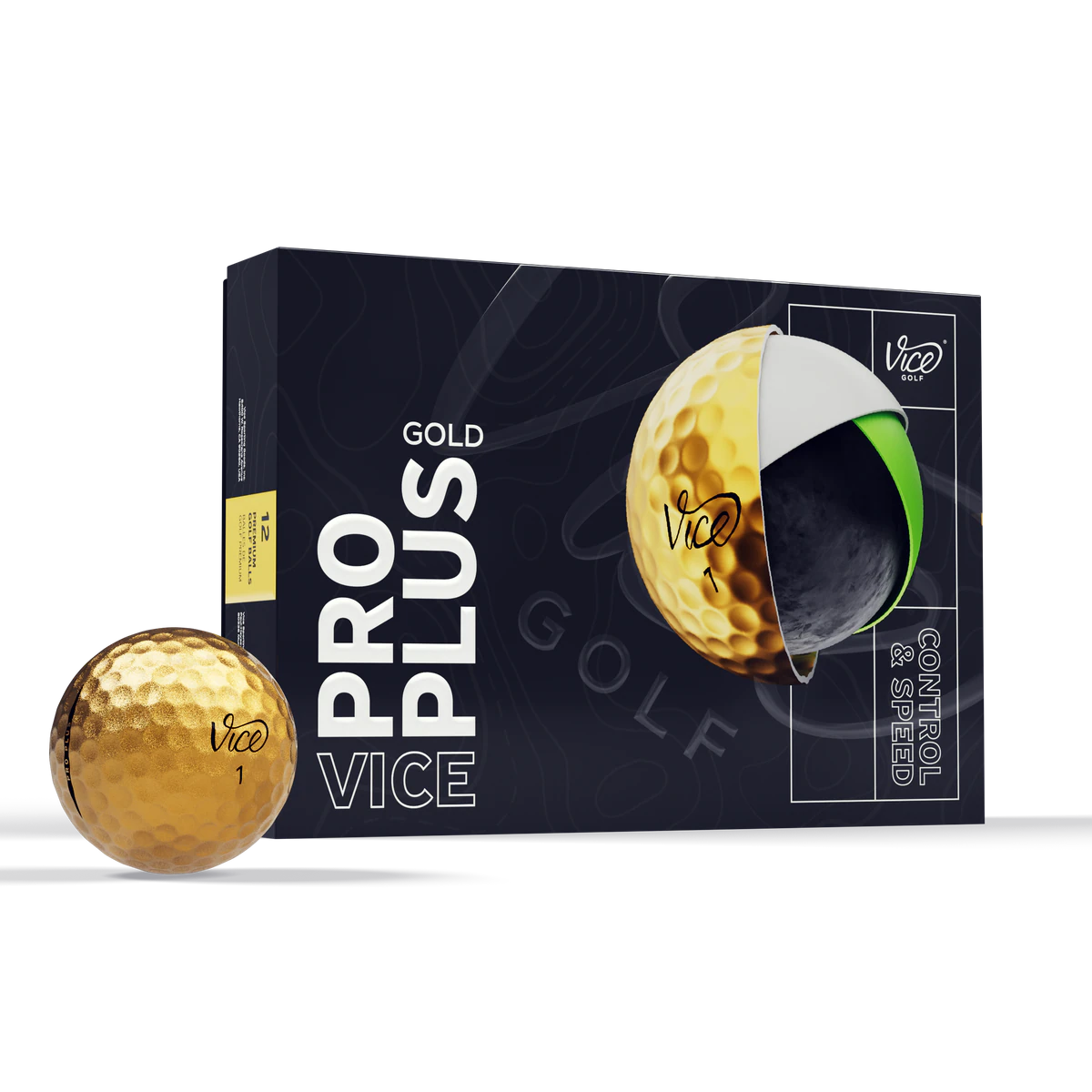 Vice Pro Plus Gold – Your Golf Ball Shop