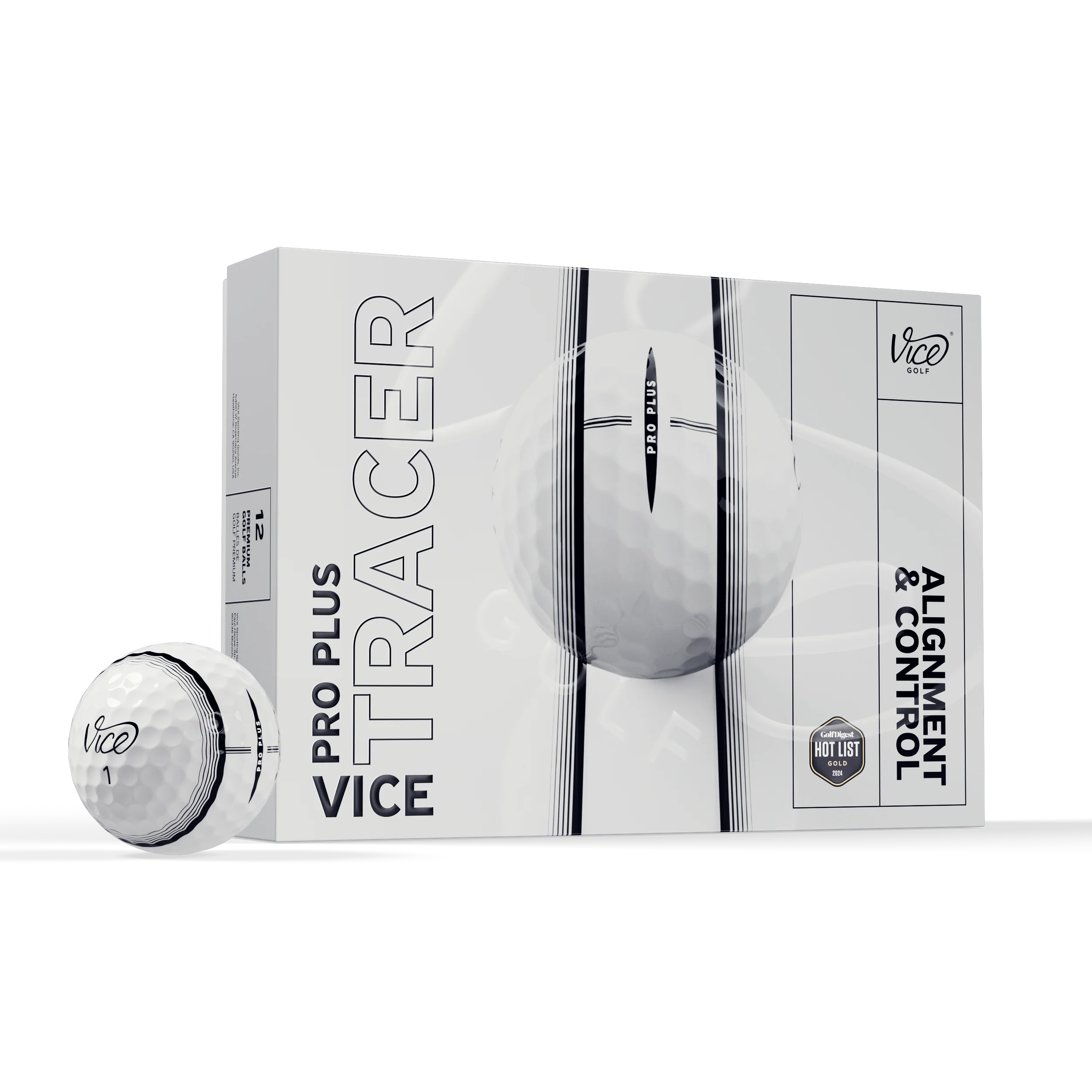 Vice Pro Plus Tracer Golf Ball