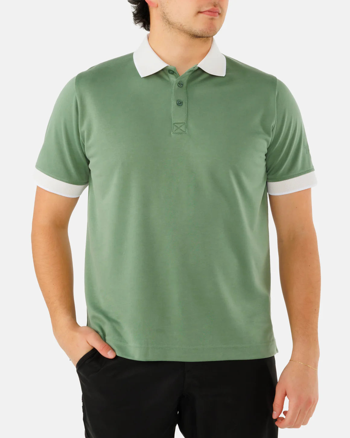 Waggle Whitetail Men's Habitat Polo