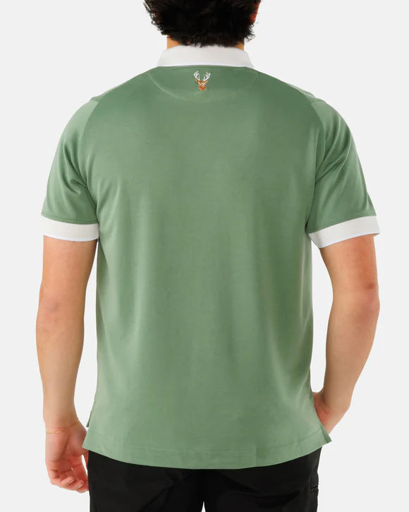 Waggle Whitetail Men's Habitat Polo