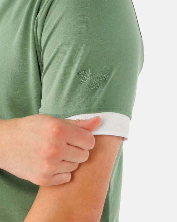 Waggle Whitetail Men's Habitat Polo