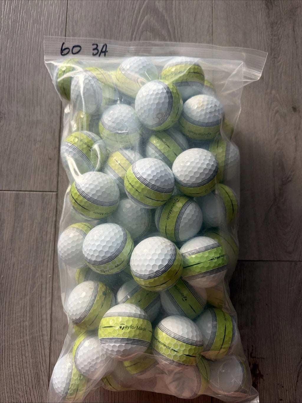 60 TaylorMade Tour Response Stripe AAA Golf Balls