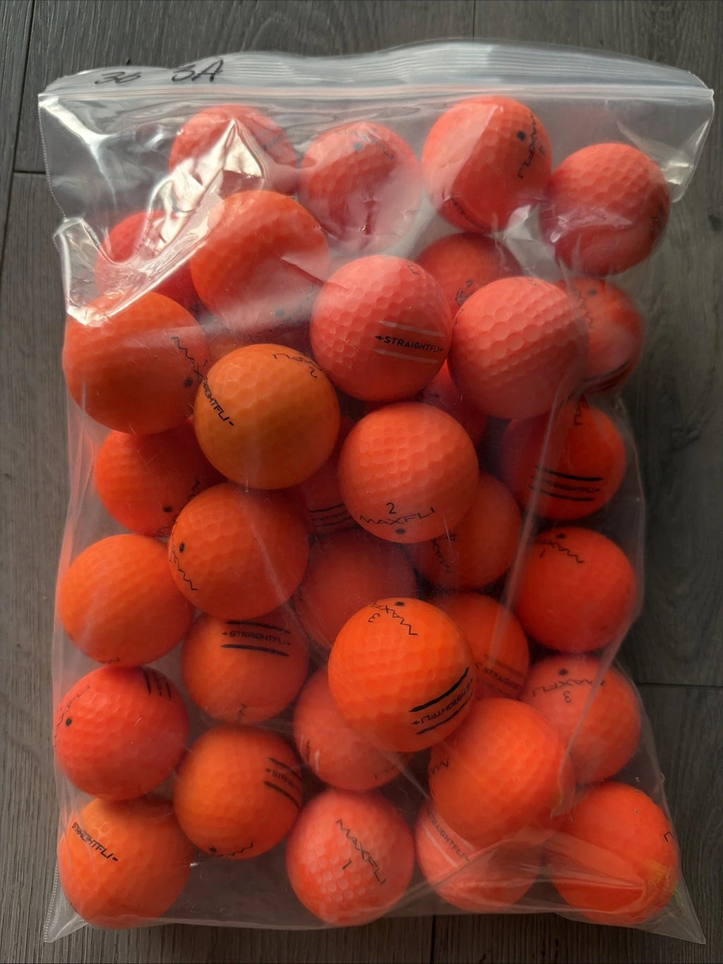 36 Maxfli StraightFli Orange Golf Balls AAA