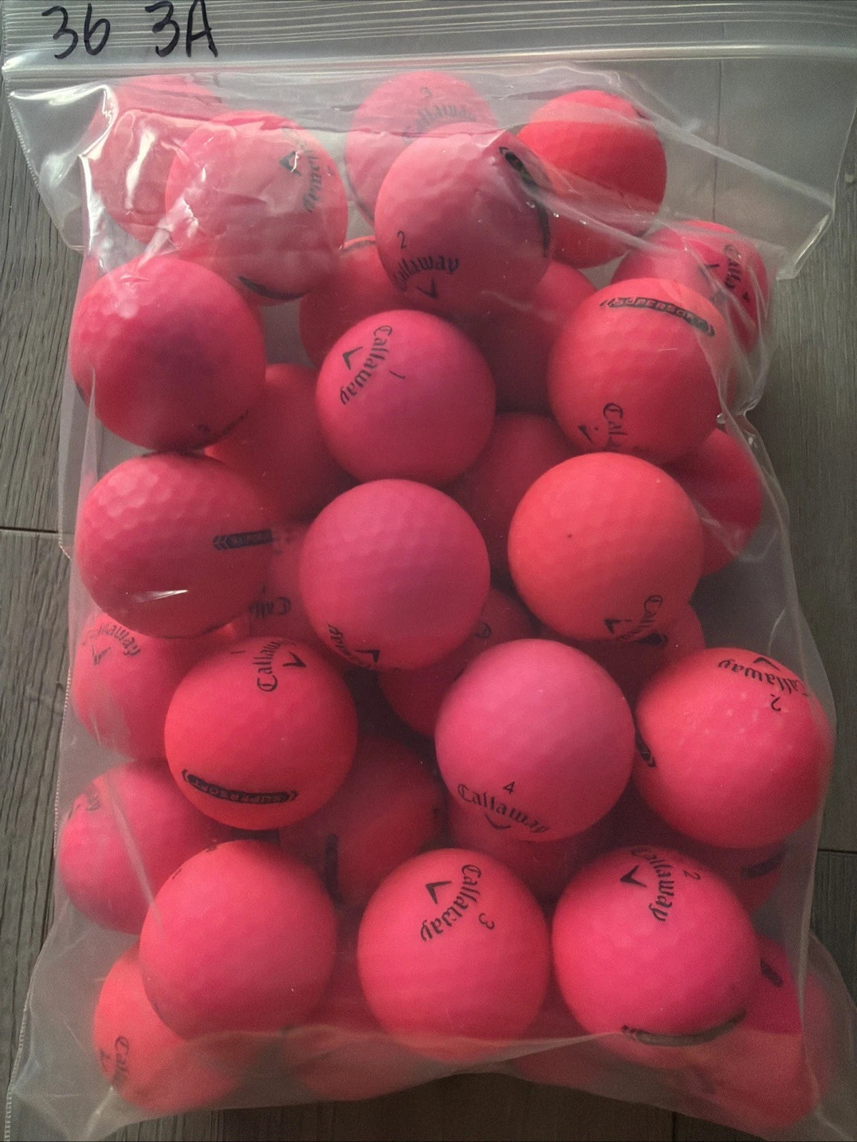 36 Callaway Supersoft Pink AAA Golf Balls