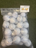 36 Callaway Supersoft Blue 360 Splatter Golf Balls Premium AAAAA
