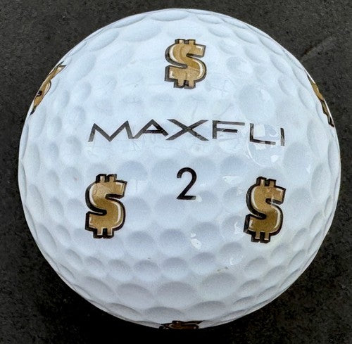 MaxFli TriFli All Over Print Golf Balls Mint Condition