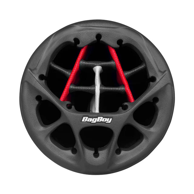 BagBoy Revolver XP Rotating Golf Bag Charcoal / Black / Red